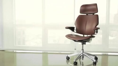 Humanscale Freedom Headrest Task Chair Genuine Leather | Wayfair